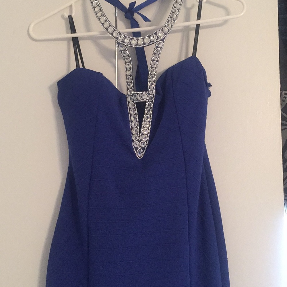 Blue dress